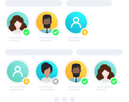 Assign support agents to different departments and let your customers choose the right one before starting chat Structuring support team with departments