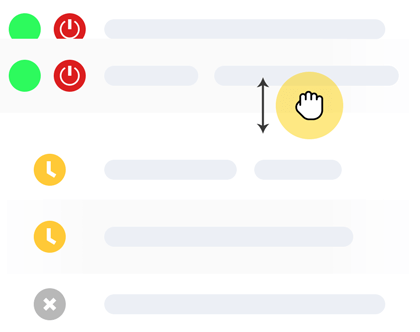 Move operator profiles in the list using green arrows of just drag and drop them How to rearrange support agents profiles