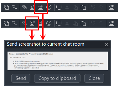 Take screenshots directly from the native agent app Snipping tool in native agent app