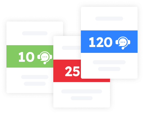 Choose a package of any size for your growing team Packages for big companies