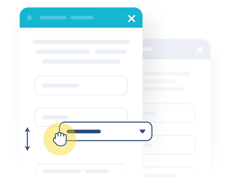 Choose the right fields' order Fields can be easily reordered