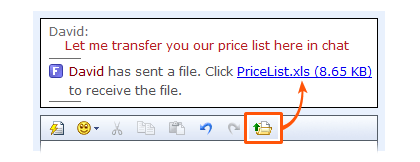 Agents can share files with customers How to send a file to a customer